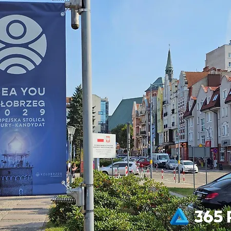 아파트 365pam - Mundo W Centrum Kolobrzegu Z Garazem